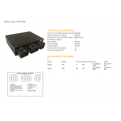 DZE MODUŁ ZAPŁONU CDI HONDA TRX 450R 06-10 (OEM-30410-HP1-841)