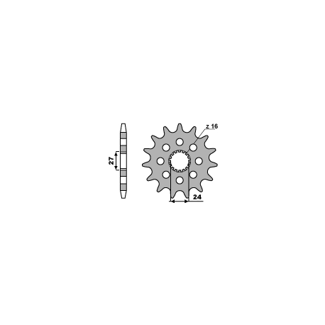 PBR ZĘBATKA PRZEDNIA 2190 15 18NC SUZUKI GSXR 1000 09-13 (-2) (ŁAŃC. 530)