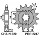 PBR ZĘBATKA PRZEDNIA 2247 14 18NC KTM 125 DUKE 11-16 (-1) (ŁAŃC. 520) (JTF1903.14)