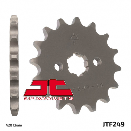 JT ZĘBATKA PRZEDNIA 270 15 SUZUKI DRZ 110 '03-'05, HONDA ANF (JTF249.15)* (ŁAŃC. 420)