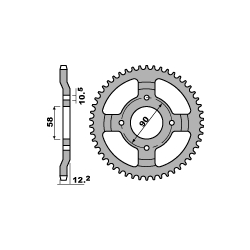 PBR ZĘBATKA PRZEDNIA 273 13 18NC HONDA XL 200R 81-83, XR 200R (ŁAŃC. 520) (JTF1256.13)