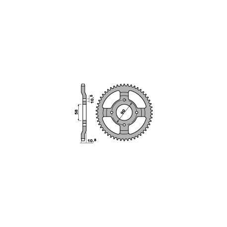 PBR ZĘBATKA PRZEDNIA 274 15 18NC HONDA MTX 80 R2 87-92 (ŁAŃC. 428)