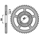 PBR ZĘBATKA TYLNA 281 38 C45 HONDA NSR 125 (89-02) (JTR604.38) (ŁAŃC. 520)