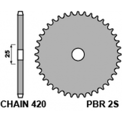 PBR ZĘBATKA TYLNA 2S 46 L (ŁAŃC. 420)