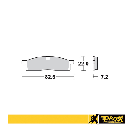 PROX KLOCKI HAMULCOWE KH119 YAMAHA YZ 80/85 '93-19, YZ 65 '19-20, TTR 125 '00-18 PRZÓD