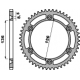 PBR ZĘBATKA TYLNA 4365 43 C45 XF 650 (97-02) FREEWIND (JTR1791.43) (ŁAŃC. 525)