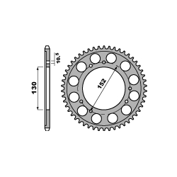 PBR ZĘBATKA TYLNA 4376 45 C45 CAGIVA CANYON 600 (96-99), CANYON 500 (98-01) (JTR-BRAK) (ŁAŃC. 520)