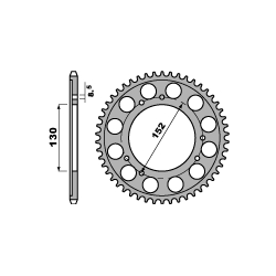 PBR ZĘBATKA TYLNA 4424 45 C45 CAGIVA GRAN CANYON 500 (00-01) (ŁAŃC. 525) (JTR-BRAK)