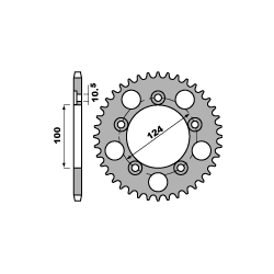 PBR ZĘBATKA TYLNA 4443 35 C45 DUCATI 749 R 04-05 (ŁAŃC. 525) (JTR744.35)