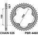 PBR ZĘBATKA TYLNA 4460 43 ( STAL HARTOWANA ) MV AUGUSTA 800/910/920/989/990/1000 04-16 (ŁAŃCUCH 525)