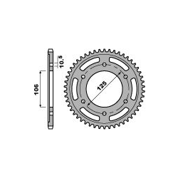 PBR ZĘBATKA TYLNA 4529 45 C45 TRIUMPH 675 DAYTONA (06-16) STREET TRIPLE (08-16) (ŁAŃC. 525) (JTR2014.45)