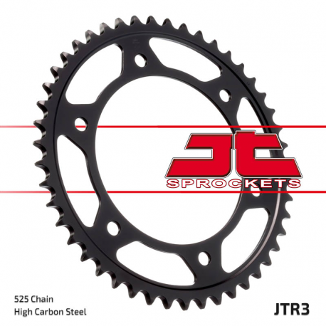 JT ZĘBATKA TYLNA 4613 47 BMW F 800 R '09-'13 (OTWÓR NA ŚRUBĘ 10,5MM) (JTR3.47)* (ŁAŃC. 525)