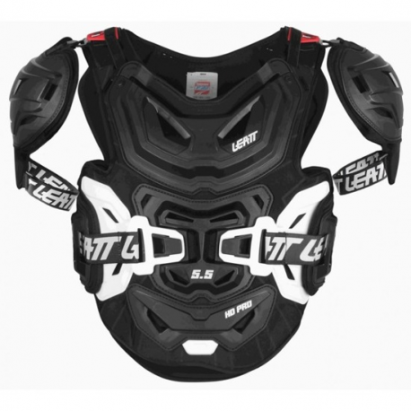 LEATT (2021/2022) OSŁONA KLATKI PIERSIOWEJ, BUZER CHEST PROTECTOR 5.5 PRO HD BLACK KOLOR CZARNY ROZMIAR XXL