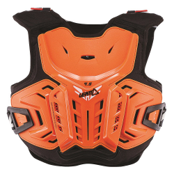 LEATT (2021/2022) PROMOCJA OSŁONA KLATKI PIERSIOWEJ, BUZER CHEST PROTECTOR 4.5 JUNIOR (147-159CM) KOLOR POMARAŃCZOWY/BIAŁY