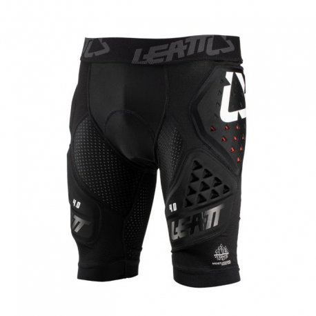 LEATT (2021/2022) SPODENKI Z OCHRANIACZAMI IMPACT SHORTS 3DF 4.0 BLACK KOLOR CZARNY ROZMIAR XXL