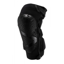 LEATT (2021/2022) NAKOLANNIKI OCHRANIACZE KOLAN 3DF 5.0 ZIP KNEE GUARD BLACK KOLOR CZARNY ROZMIAR L/XL