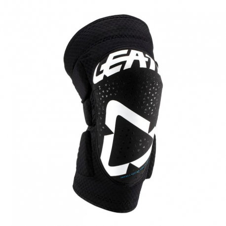 LEATT (2021/2022) NAKOLANNIKI OCHRANIACZE KOLAN 3DF 5.0 KNEE GUARD WHITE/BLACK KOLOR BIAŁY/CZARNY ROZMIAR L/XL