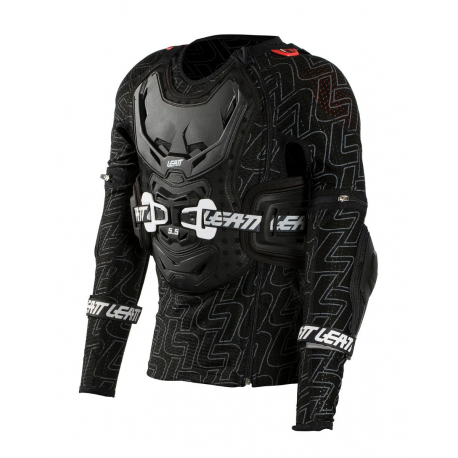 LEATT (2021/2022) OSŁONA KLATKI PIERSIOWEJ, ZBROJA 5.5 JUNIOR BODY PROTECTOR BLACK KOLOR CZARNY ROZMIAR L/XL