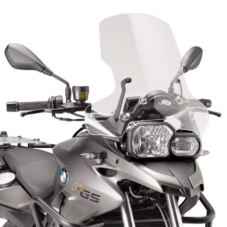 KAPPA SZYBA BMW F 650 GS / F 800 GS (08-17), F 700 GS (13-17) 50 X 49 CM PRZEZROCZYSTA - POTRZEBNE MOCOWANIE D5107KITK