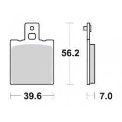 SBS KLOCKI HAMULCOWE KH47 STREET EXCEL/RACING SINTER KOLOR ZŁOTY