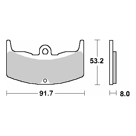 SBS PROMOCJA KLOCKI HAMULCOWE KH80 STREET CERAMIC KOLOR CZARNY