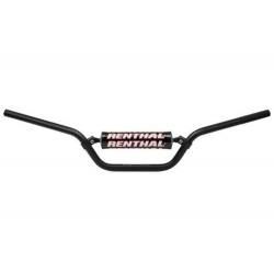 Renthal, řidítka 7/8" (22mm) ATV Handlebar BLACK Yamaha YFM 660 RAPTOR PADDED, černá barva s chráničem