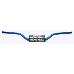 Renthal, řidítka 1,1/8" (28,6mm) MX Fatbar RC HIGH BLUE, modrá barva s chráničem