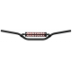 RENTHAL KIEROWNICA 7/8 CALA (22MM) MX MINI HANDLEBAR BLACK 110 CC PLAYBIKE BAR PADDED KOLOR CZARNY Z GĄBKĄ