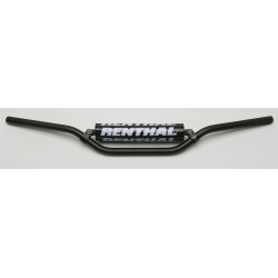 Renthal, řidítka 7/8" (22mm) MX Handlebar BLACK ENDURO HIGH PADDED, černá barva s chráničem