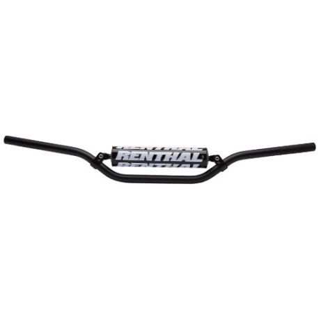 RENTHAL KIEROWNICA 7/8 CALA (22MM) MX MINI HANDLEBAR BLACK PLAYBIKE BAR PADDED KOLOR CZARNY Z GĄBKA