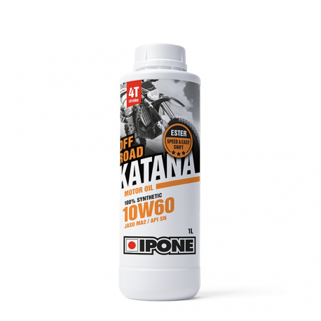 IPONE KATANA OFF ROAD 10W60 OLEJ SILNIKOWY 100% SYNTETYK 1L (ESTER, MA2) (AKC) (15)