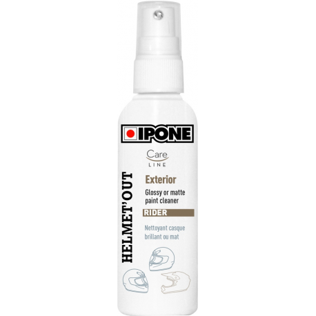 IPONE PROMOCJA HELMET OUT CLEANER 100ML SPRAY DO CZYSZCZENIA SKORUPY KASKU (CARELINE) (12)