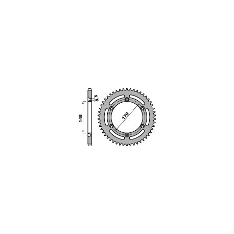 CHT ZĘBATKA TYLNA 808 47 (828-47) SUZUKI DR 800 BIG 91-93 (SR43B) (JTR828.47)* (ŁAŃC. 520)