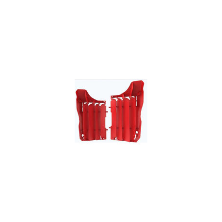 POLISPORT OSŁONY CHŁODNICY (KRATKI - KOMPLET) HONDA CRF 250R 18-19 KOLOR CZERWONY