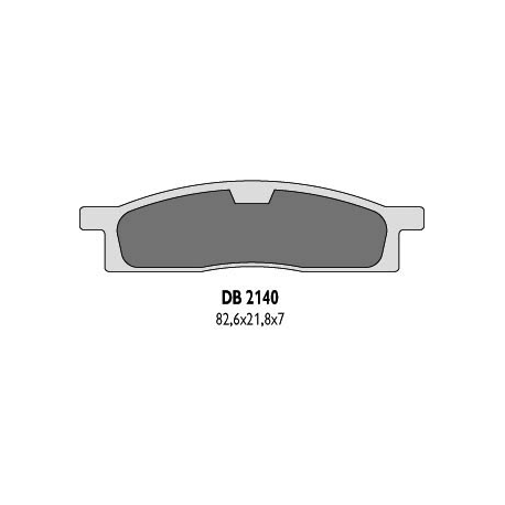 DELTA BRAKING KLOCKI HAMULCOWE KH119 - ZASTĘPUJĄ DB2140MX-D ORAZ DB2140QD-D