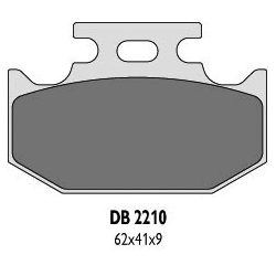 DELTA BRAKING KLOCKI HAMULCOWE KH152, KH152/2 - ZASTĘPUJĄ DB2210MX-D ORAZ DB2210QD-D