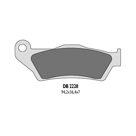 DELTA BRAKING KLOCKI HAMULCOWE KH181 PRZÓD BREMBO - ZASTĘPUJĄ DB2220MX-N ORAZ DB2220QD-N