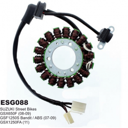 ELECTROSPORT UZWOJENIE ALTERNATORA (STATOR) SUZUKI GSF 650 '07-'08, GSF 1250 '07-'09, GSX 650F '08-'09, GSX 1250F '11 (Z IMPULSA