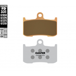 Galfer, brzdové desky KH347 Sintered (zlaté) SPORT, přední