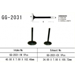 VESRAH ZAWÓR WYDECHOWY YAMAHA YFM 450, KODIAK, GRIZZLY, WOLVERINE '03-14' (1 NA POJAZD) (OEM: 5GH-12121-00) (1SZT.)