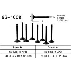 VESRAH ZAWÓR SSĄCY KAWASAKI KZ 650C/E/B/D '77-'80 (33,0 X 7,0 X 92,8 MM) (OEM: 12005-008) (1SZT.)