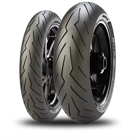 Pirelli, pneu 240/45ZR17 Diablo Rosso III (82W) TL M/C, zadní, DOT 03/2022