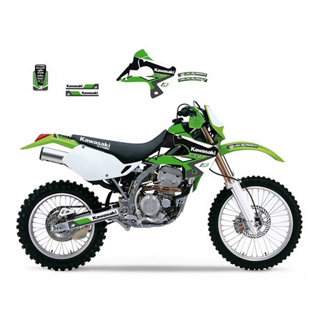 BLACKBIRD SADA POLEPŮ KAWASAKI KLX 250 '93-'97 DREAM 2 ZELENÁ BARVA