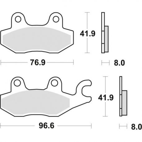 Nosič centrálního kufru HONDA CB 600 HORNET (03-06) ( bez plotny )