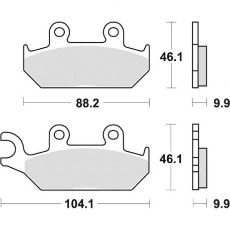 Nosič centrálního kufru HONDA CBR 1000F (89-00) ( bez plotny )