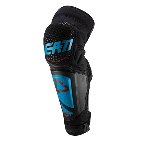 Leatt, chrániče kolen, 3DF Hybrid, EXT Knee&Shin Guard, barva modrá/černá, velikost L/XL