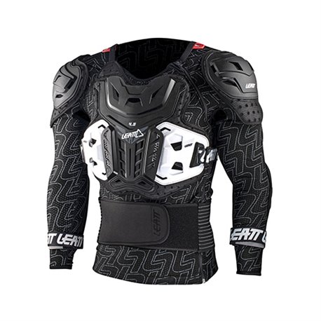 Leatt, hrudní chránič, Body Protector 4.5 PRO Black, černá barva, velikost XXL 184-196 cm