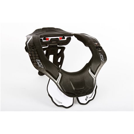 Leatt, cyklistický chránič krční páteře Neck Brace DBX 6.5 Carbon, barva carbon/bílá, velikost S/M