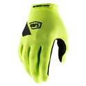 100%,rukavice Cross/Enduro, model Ridecamp GLOVES FLUO YELLOW, barva žlutá fluo/černá, velikost S 