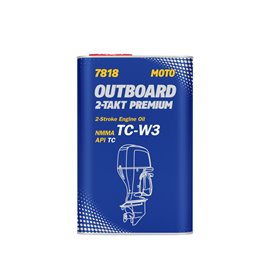 Mannol, olej do benzinu, 2T OUTBOARD PREMIUM API TC 1L, plechový obal (7818) (12)